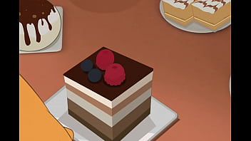 Giraffe stuffs herself in an all you can eat buffet