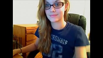 Pornstar lilly luck strips and masturbates on webcam