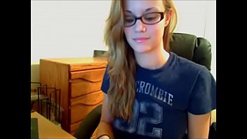 Pornstar lilly luck strips and masturbates on webcam