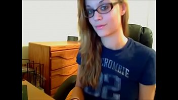 Pornstar lilly luck strips and masturbates on webcam