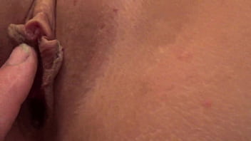 Brunette likes her men to pull their cock out of their jeans and just pound her