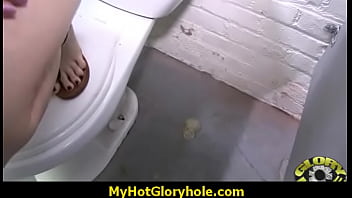 Interracial white lady confesses her sins at gloryhole 19