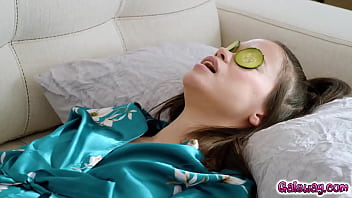 Angelina moon is having an at home spa day with masseur alison rey Angelina moon is having an at home spa day with masseur alison rey