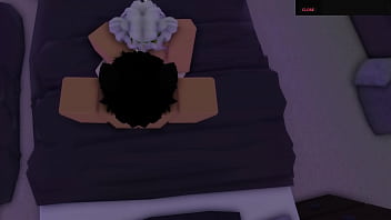 Helping master suck dick