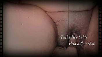 Fucks her dildo and sucks his dick into a cumshot remaster