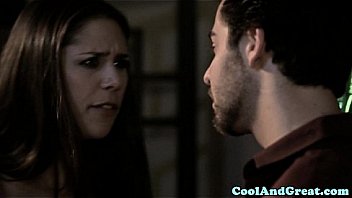 Blonde babe in glasses nailed hardcore