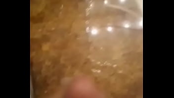 Ejaculating on the bathroom sink Ejaculating on the bathroom sink