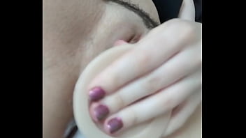 Cute girl masturbates