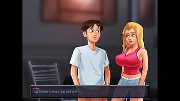 Summertime saga cap 35 mi sexy amiga rubia se cambia frente a mi