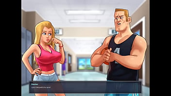 Summertime saga cap 35 mi sexy amiga rubia se cambia frente a mi