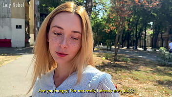 I met a cute student on the street and fucked her on the same day