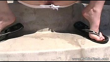 Public flashing ginger10