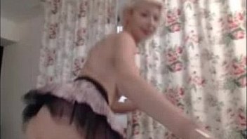 Tattoo teen home alone with the camera on