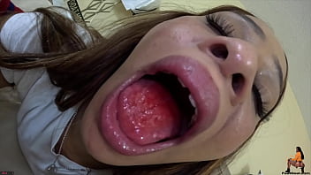 Sticky handjob with feetgoat