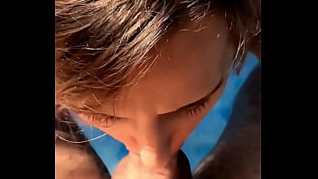 Fancy a blowjob in the pool