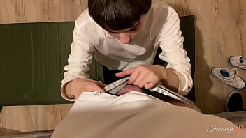 Teen beauty alisa gives the best blowjob to her big dicked bf dorian