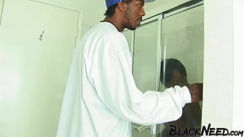 Ebony prostitute deep throating the bbc