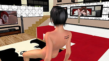 Animated 3d cartoon porn a beautiful woman masturbatinf using banana