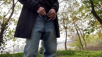 Guy Masturbates Outdoors thumbnail