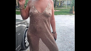 Ariela rider public trasparent dres