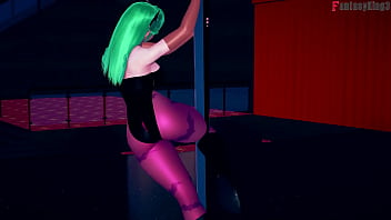 Morrigan table dance full halloween special on sheer & fantasyking3