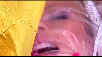 Blonde slut in fishnet suit fucked as a whore