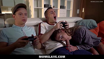 Step son and his best froend get to freeuse his step moms momslave Step son and his best froend get to freeuse his step moms momslave