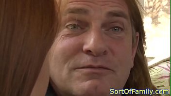 Ginger taboo teen assfucked by older guy