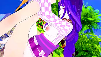 Raiden shogun sucks and receives genshin impact