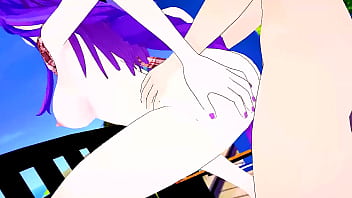 Raiden shogun sucks and receives genshin impact