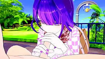 Raiden shogun sucks and receives genshin impact