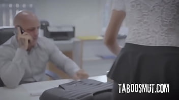 Blonde secretary fucked by her boss in the office