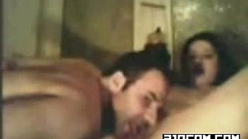 Beauty australian shaved playing both holes