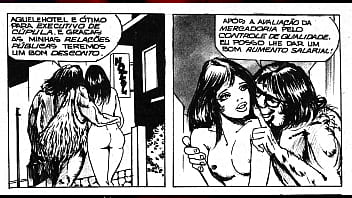 Escritorio onde todos comem a secretária gostosa