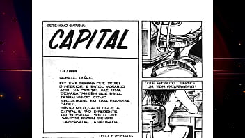 Escritorio onde todos comem a secretária gostosa