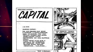 Escritorio onde todos comem a secretária gostosa