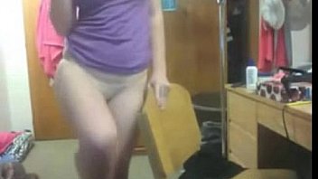 Beautiful blonde teen masturbating on webcam