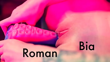 Barefoot stuck in glue & masturbation