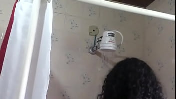 After having sex with a friend jade takes a shower for her husband to see