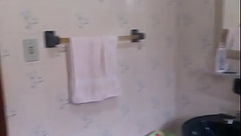 After having sex with a friend jade takes a shower for her husband to see