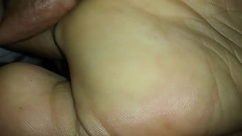 Ebony girl foot rub