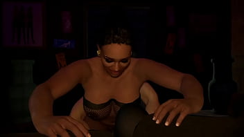 Beautiful black woman and her sexy manager fuck big dicked customer