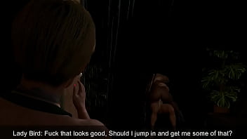 Beautiful black woman and her sexy manager fuck big dicked customer