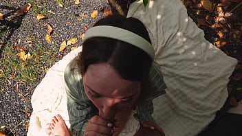 The girl turned out to be not only a good gardener but also a gorgeous whore