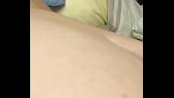 Fingering her bent over