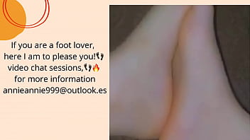 Cute soft foot rub
