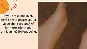 Cute soft foot rub Cute soft foot rub