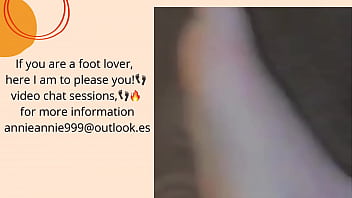 Cute soft foot rub Cute soft foot rub