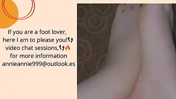 Cute soft foot rub