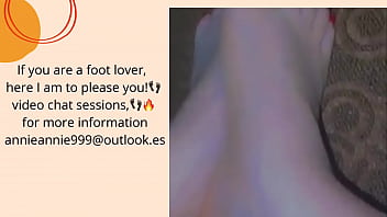 Cute soft foot rub